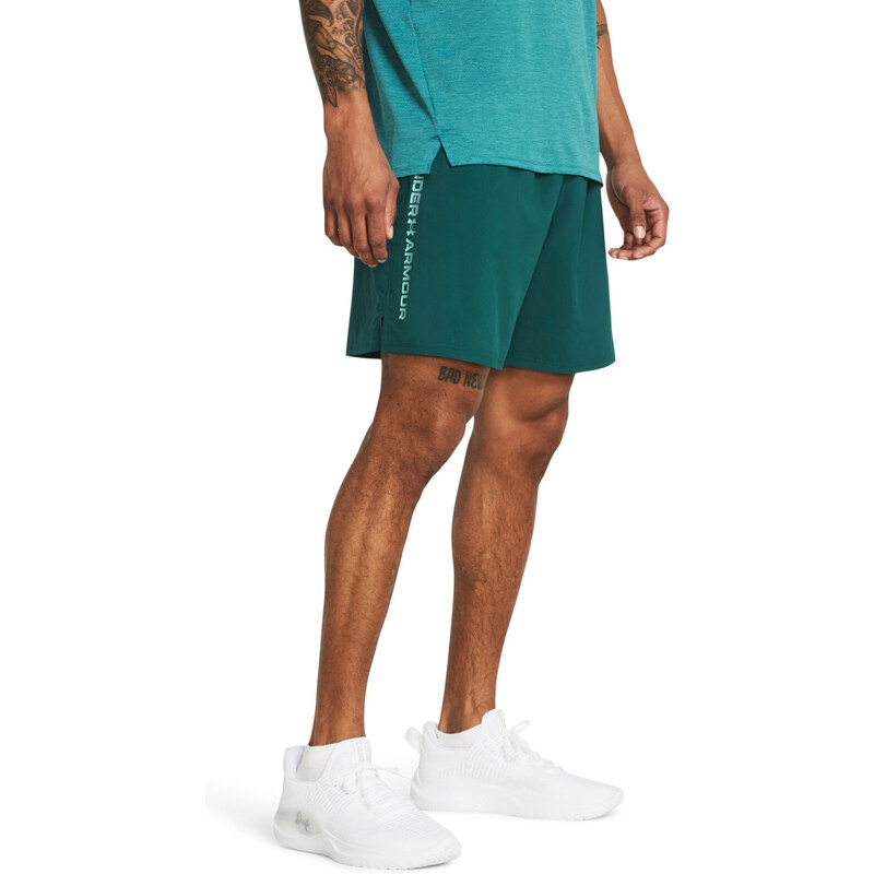 UNDER ARMOUR UA Woven Wdmk Shorts-BLU Hydro Teal 449 62380383