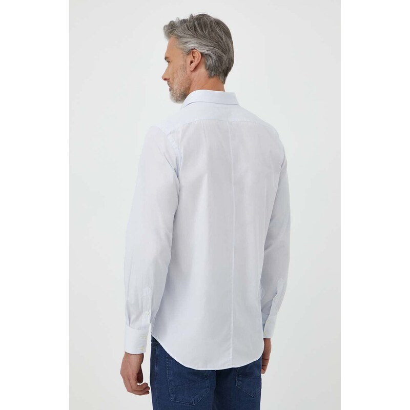 Bavlnená košeľa Liu Jo pánska, slim, s talianskym golierom