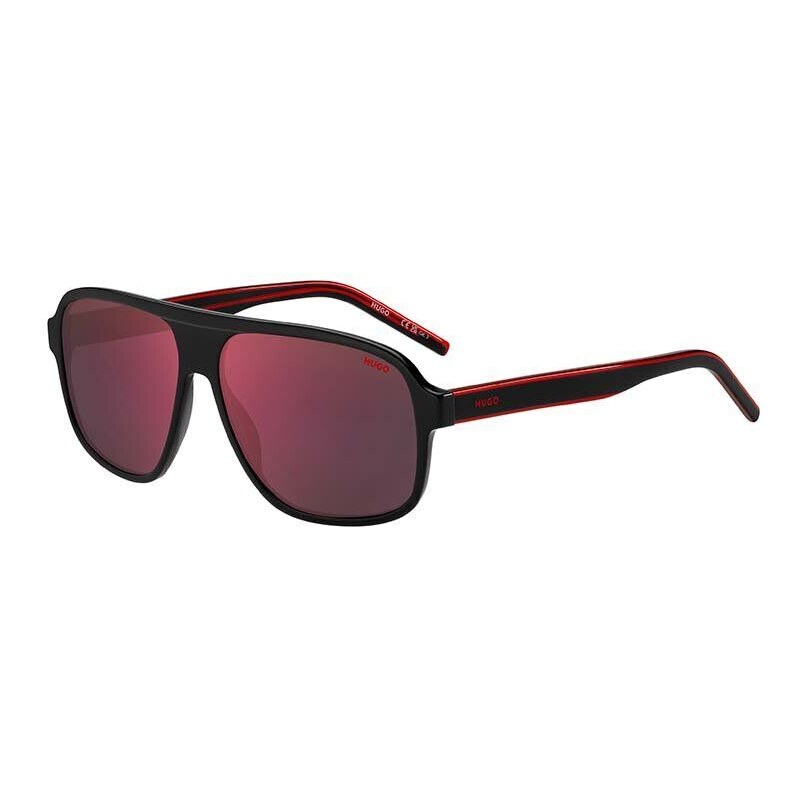 Slnečné okuliare HUGO pánske, čierna farba, HG 1296/S