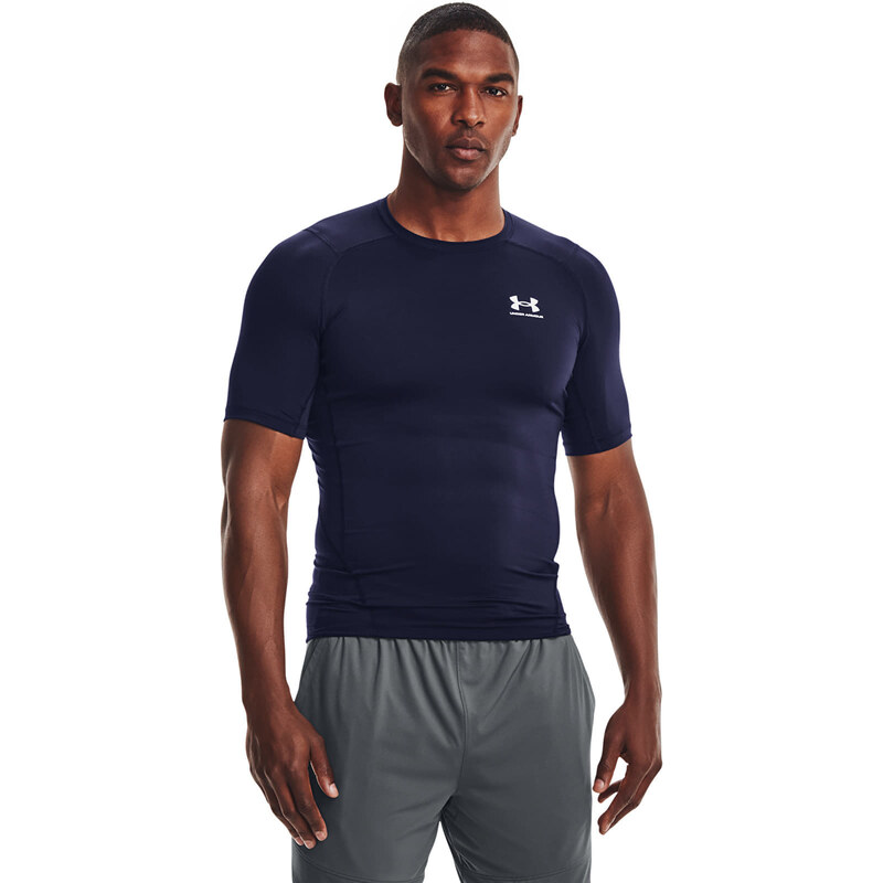 Tričko Under Armour Hg Armour Comp Ss Midnight Navy M 49726626