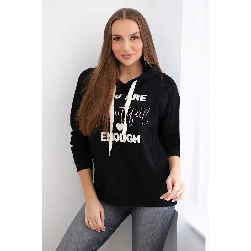 Kesi Włoski Cotton hoodie black 64785306