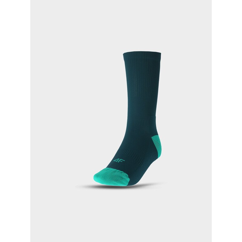 4F Unisex bežecké ponožky (nad členok) - morské zelené