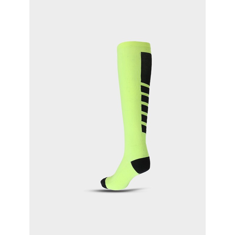 4F Unisex bežecké ponožky (podkolienky) - zelené