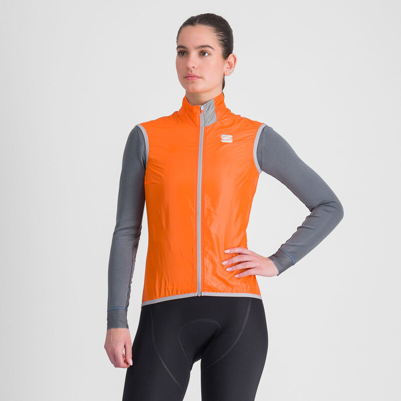 Sportful Hot Pack EasyLight cyklistická vesta, dámska, oranžová 58444225