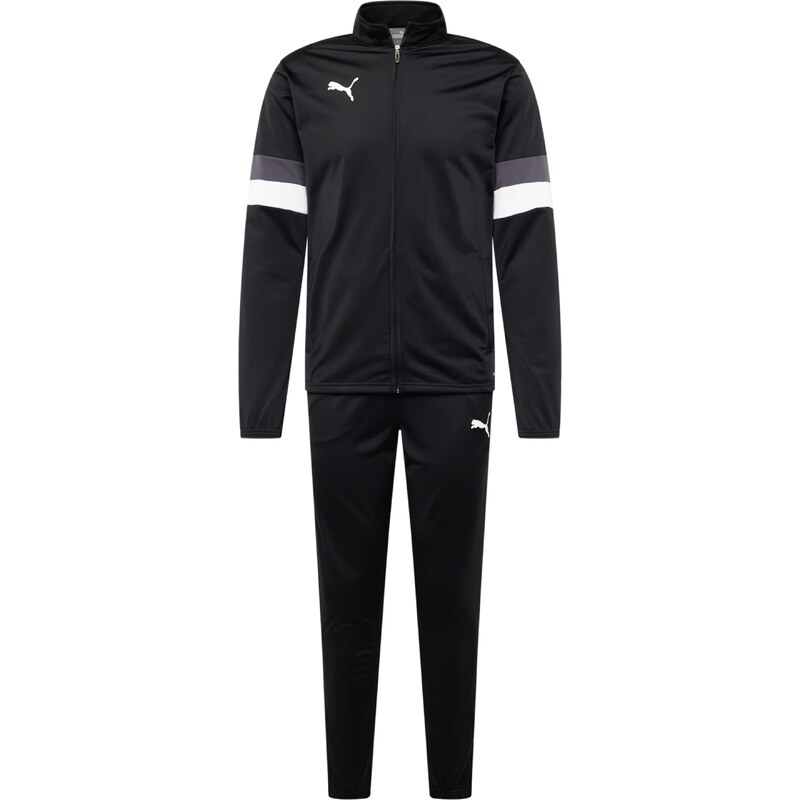 PUMA Tréningový komplet TeamRISE tmavosivá / čierna / biela 49727044