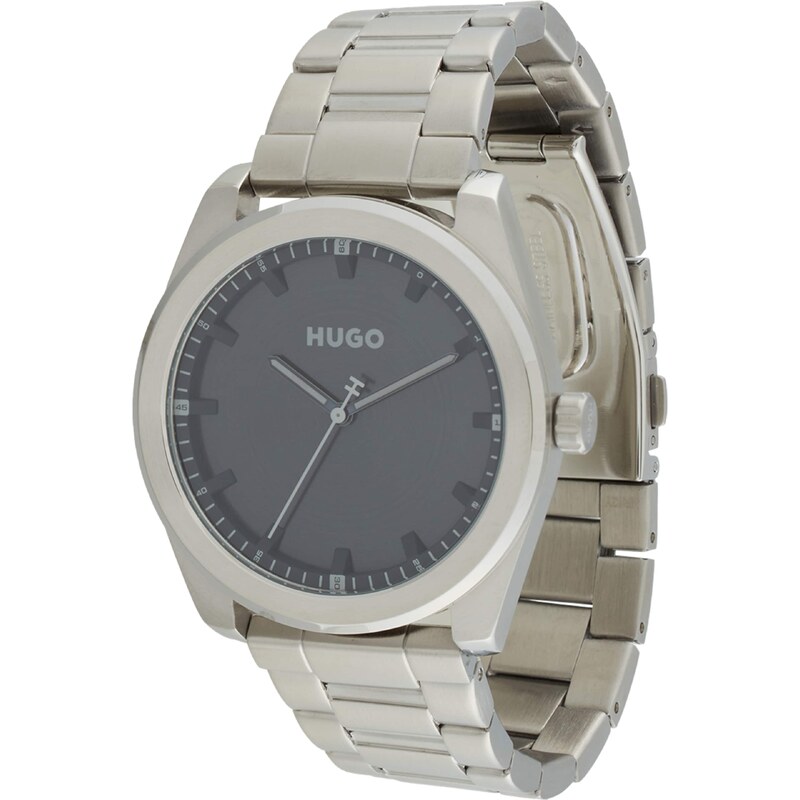 HUGO Analógové hodinky #BRIGHT antracitová / strieborná 54319277