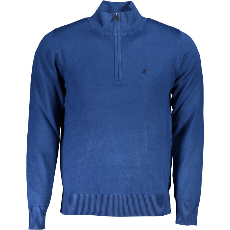 U.S. GRAND Pánsky modrý sveter US Grand Polo 64707833