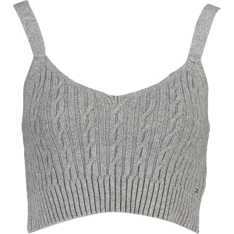 Šedý dámsky top Tommy Hilfiger 64712379