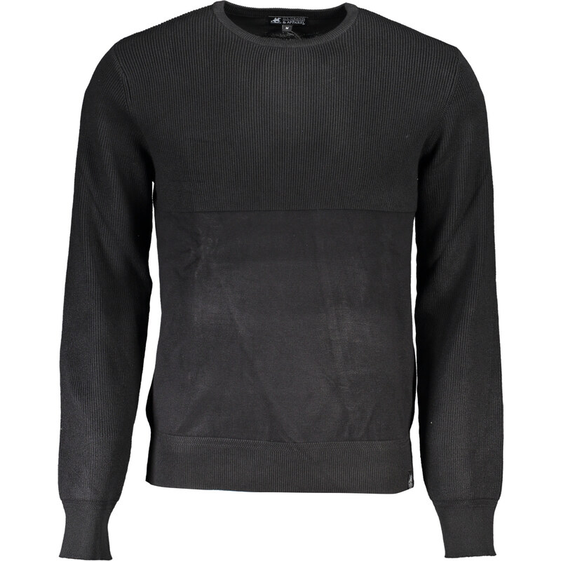 U.S. GRAND Pánsky čierny sveter US Grand Polo 64711027