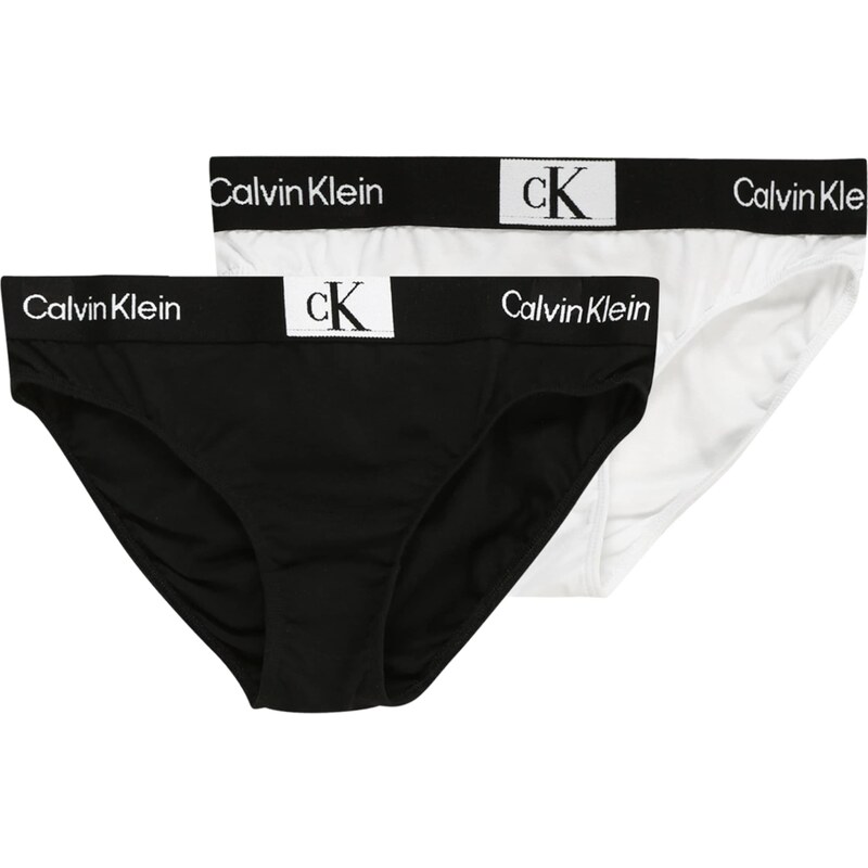 Calvin Klein Underwear Nohavičky čierna / biela