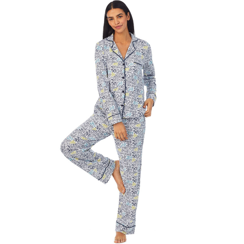 Dámske pyžamo YI2822668 biele s potlačou - DKNY 49769051