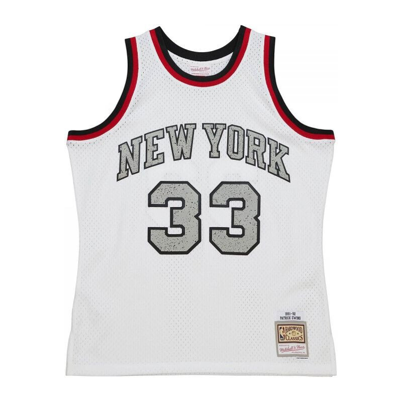 Mitchell & Ness NBA Cracked Cement Swingman Jersey Knicks 1991 Patrick 49782942