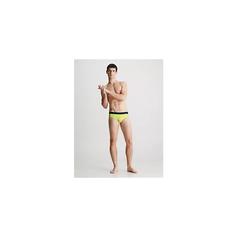 Pánske plavky Pletené nohavičky BRIEF KM0KM00942LLD - Calvin Klein
