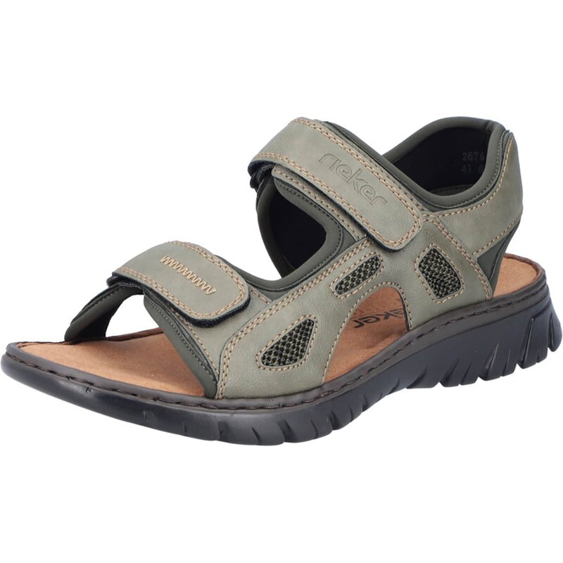 Rieker Trekingové sandále olivová 63209467