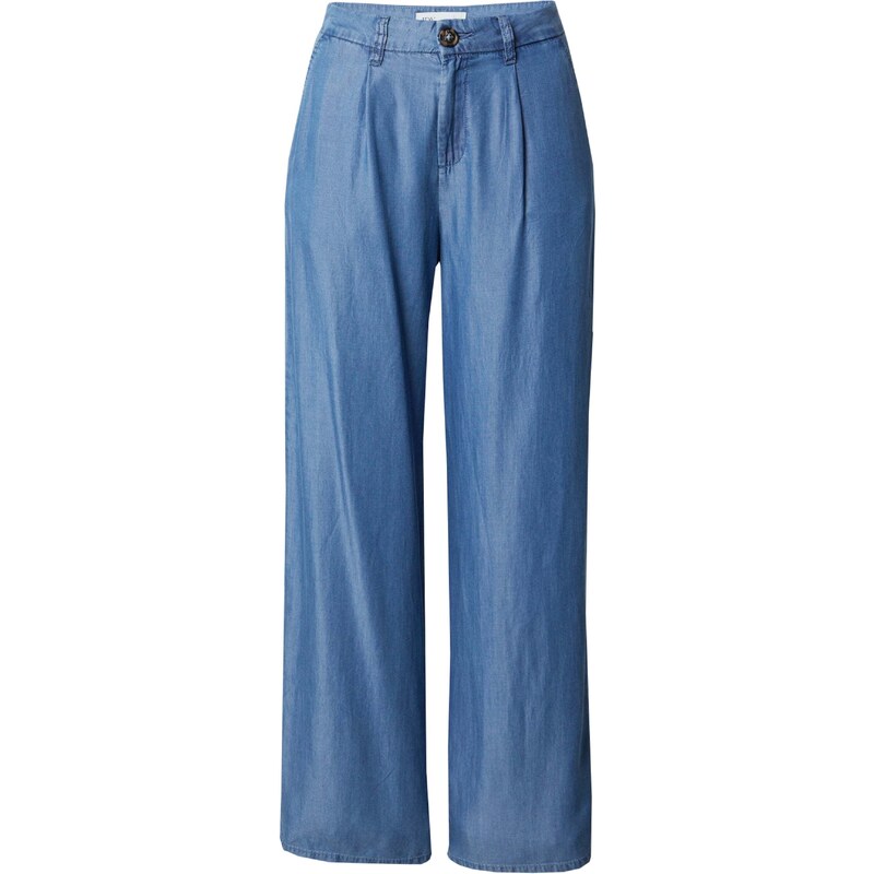 JDY Plisované nohavice JDYJasper modrá denim 61943508