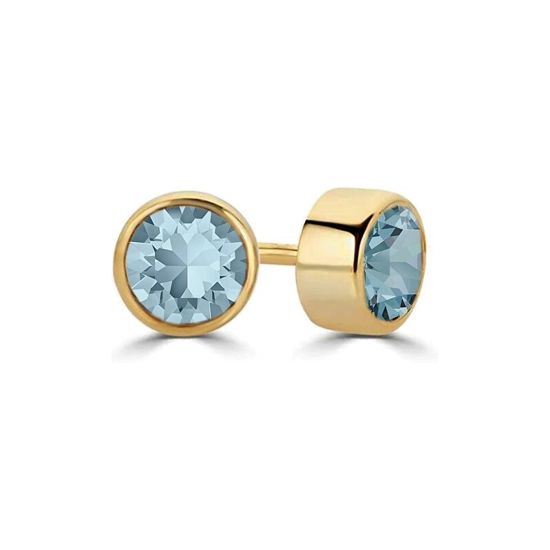 SWAROVSKI Elements Swarovski e. náušnice kôstky Workday, nebesky modré 49825152