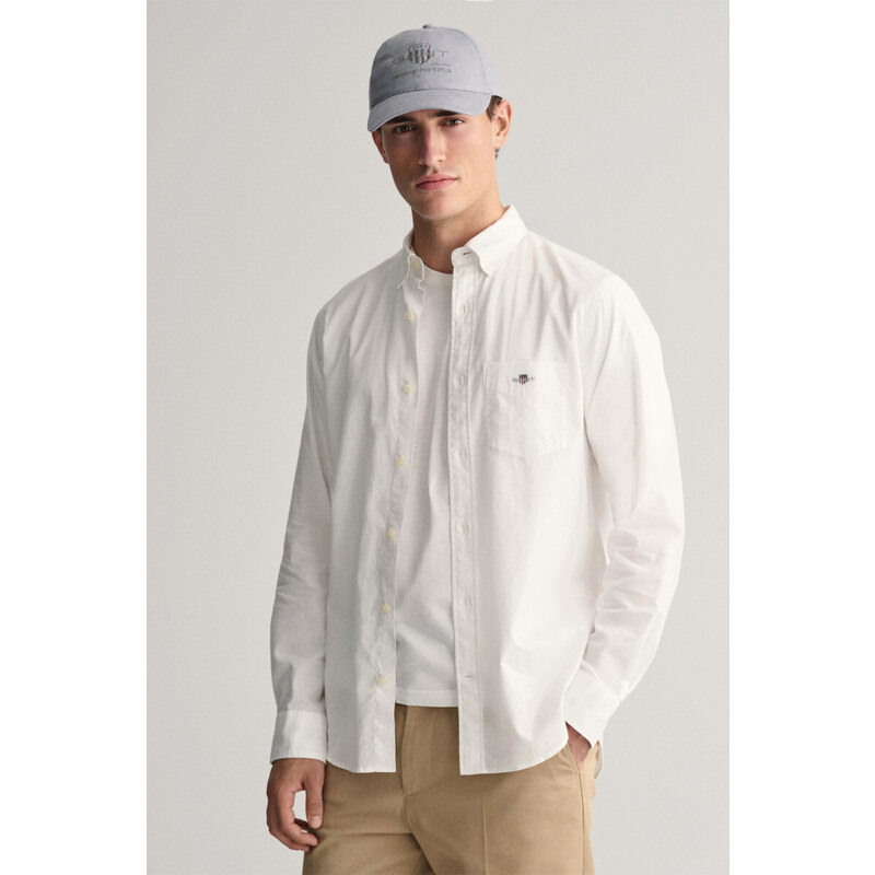 KOŠEĽA GANT REG COTTON LINEN SHIRT WHITE 49844651