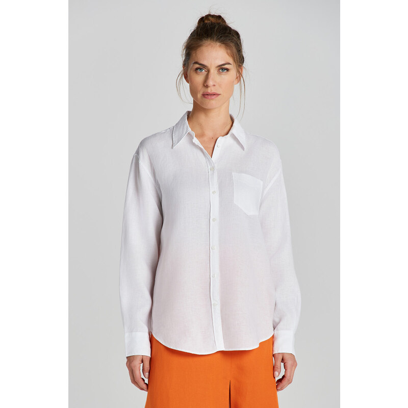 KOŠEĽA GANT REL LINEN SHIRT WHITE 49844650