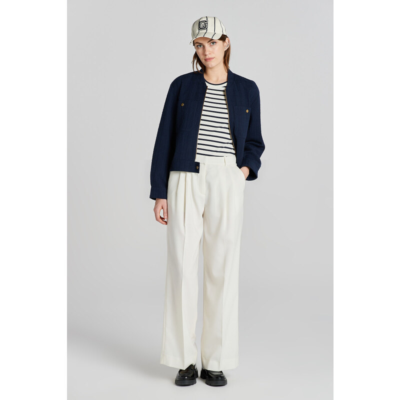 SAKO GANT SHORT BLAZER JACKET EVENING BLUE 49844720