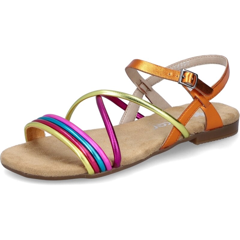 Dámske sandále RIEKER 65263-90 oranžová S4