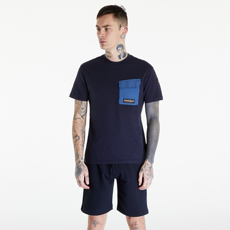 Pánske tričko Napapijri Tepees T-Shirt Blue Marine