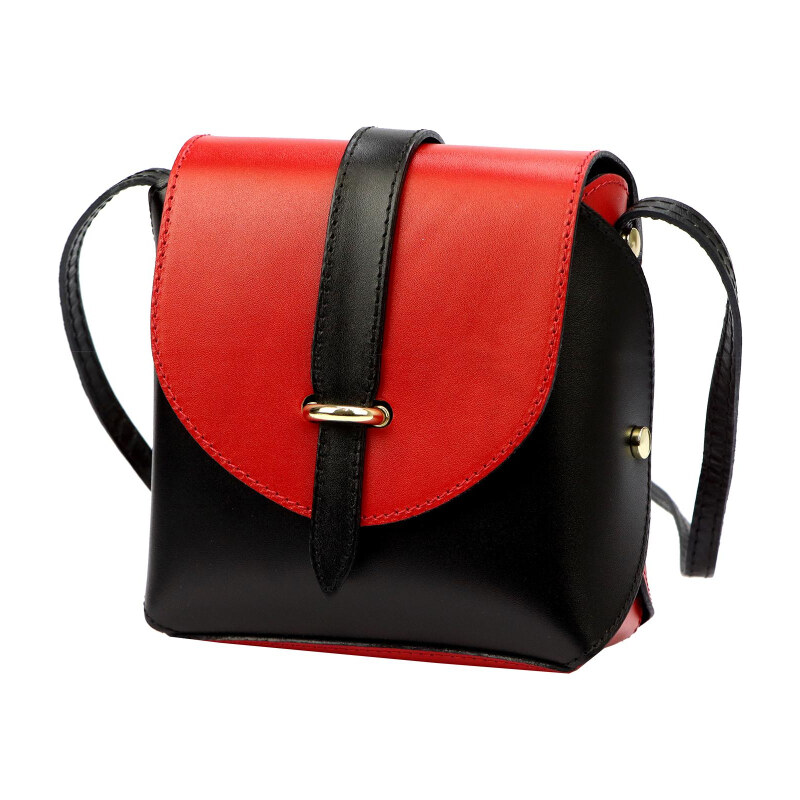 Kožená kabelka Gregorio čierna KZ51673 62179636