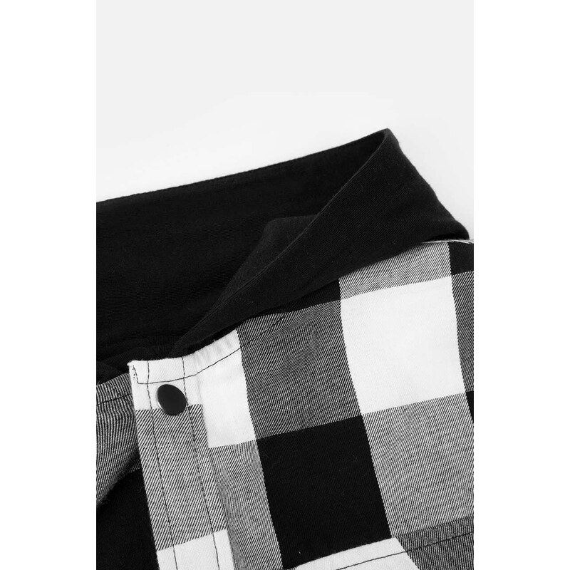 Detská bavlnená košeľa Coccodrillo čierna farba