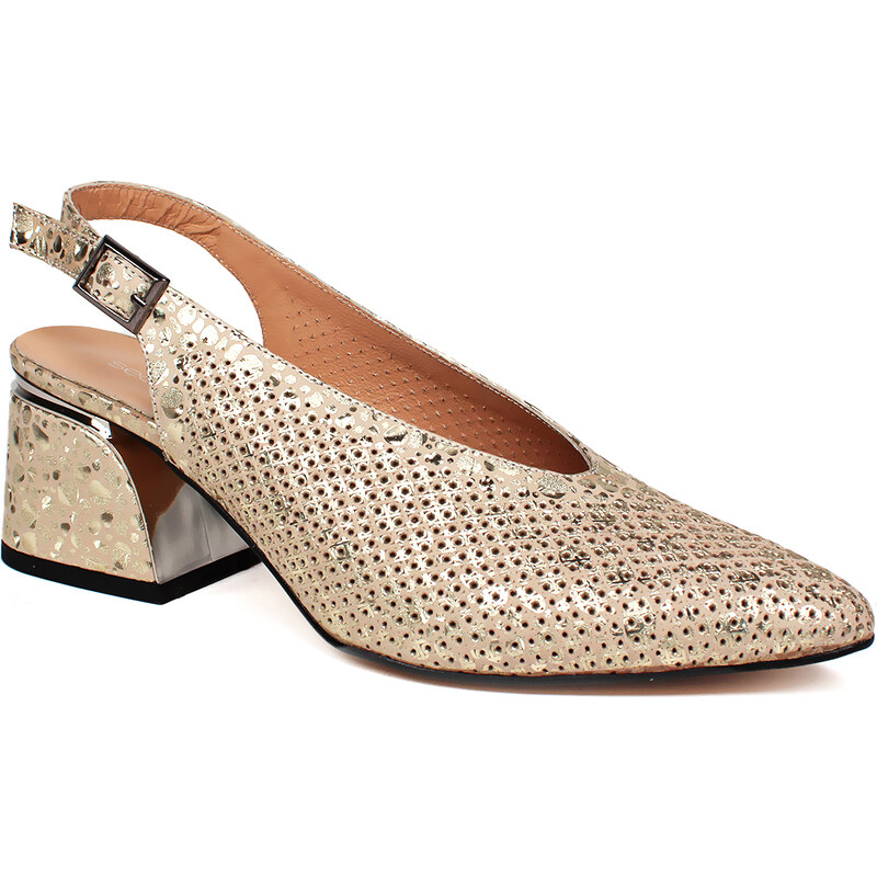 Secretshoes Elegantné poltopánky s otvorenou pätou 49832834