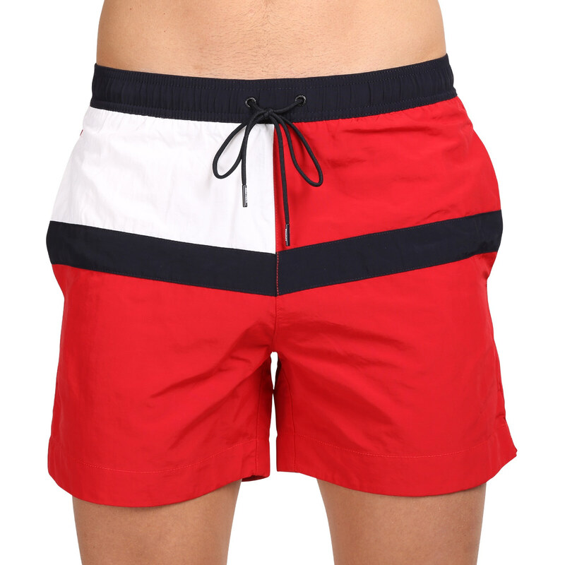 E-shop Pánske plavky Tommy Hilfiger červené (UM0UM03259 XLG)