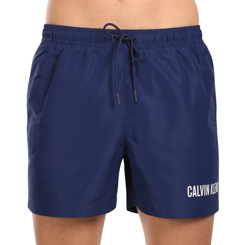 E-shop Pánske plavky Calvin Klein modré (KM0KM00992-C7E)