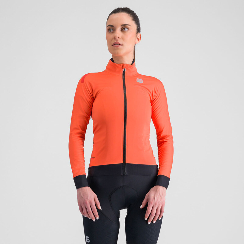 Sportful FIANDRE PRO cyklistická bunda, dámska, červený grepfruit 58444105