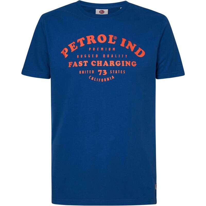 Petrol Industries Tričko modrá / lososová 67853392