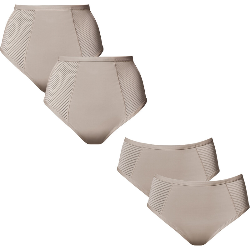 4PACK Menštruačné nohavičky Love Luna LUXE Full and Midi Putty Pink 51038248