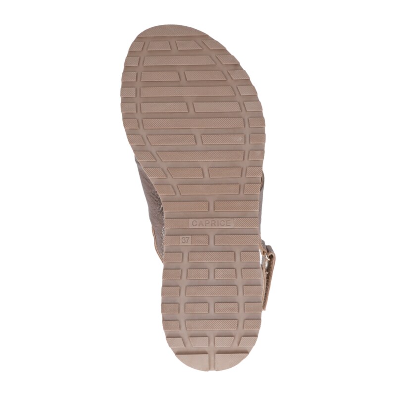 Metalické luxusní sandály Caprice 9-28703-42 metalické