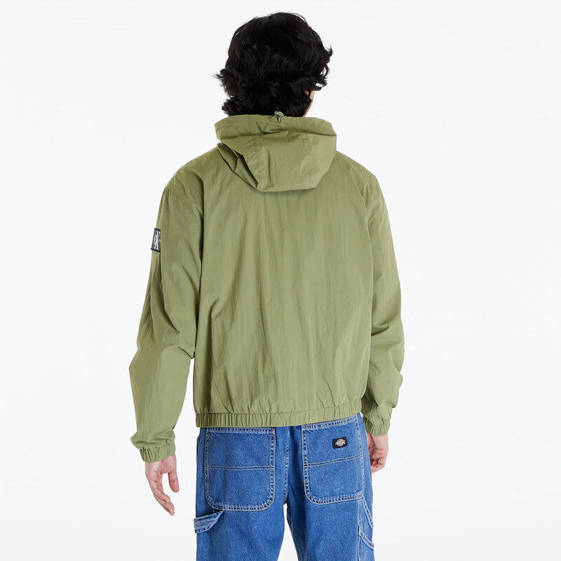 Pánska vetrovka Calvin Klein Jeans Relaxed Hooded Windbreaker Dark Juniper