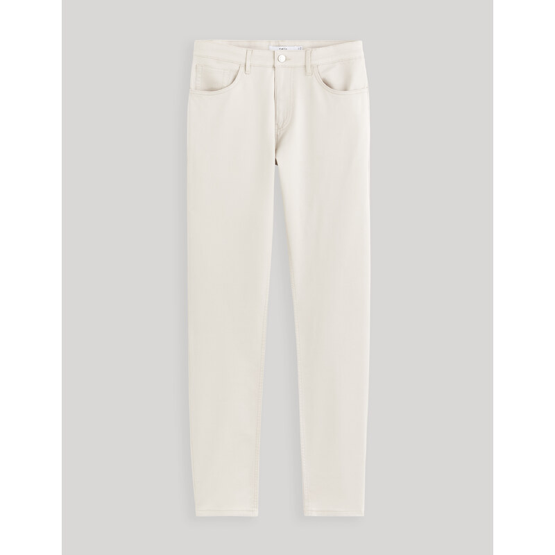 Krémové pánske nohavice Celio Gofive 50666853