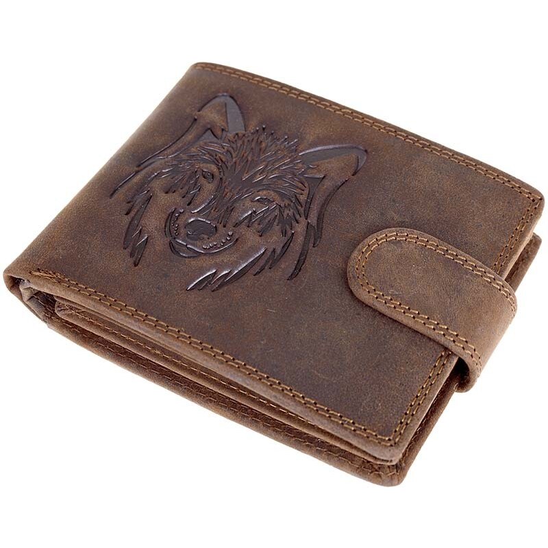 Pánska kožená peňaženka Vlk 49874987