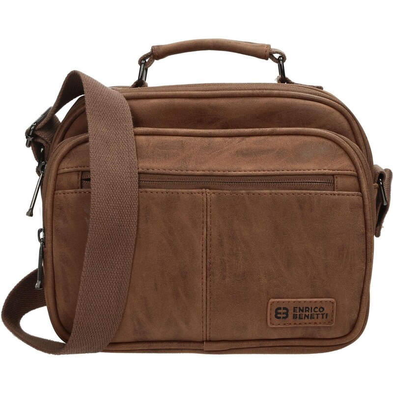 Pánska taška cez rameno camel - Enrico Benetti Douling Camel 56864447