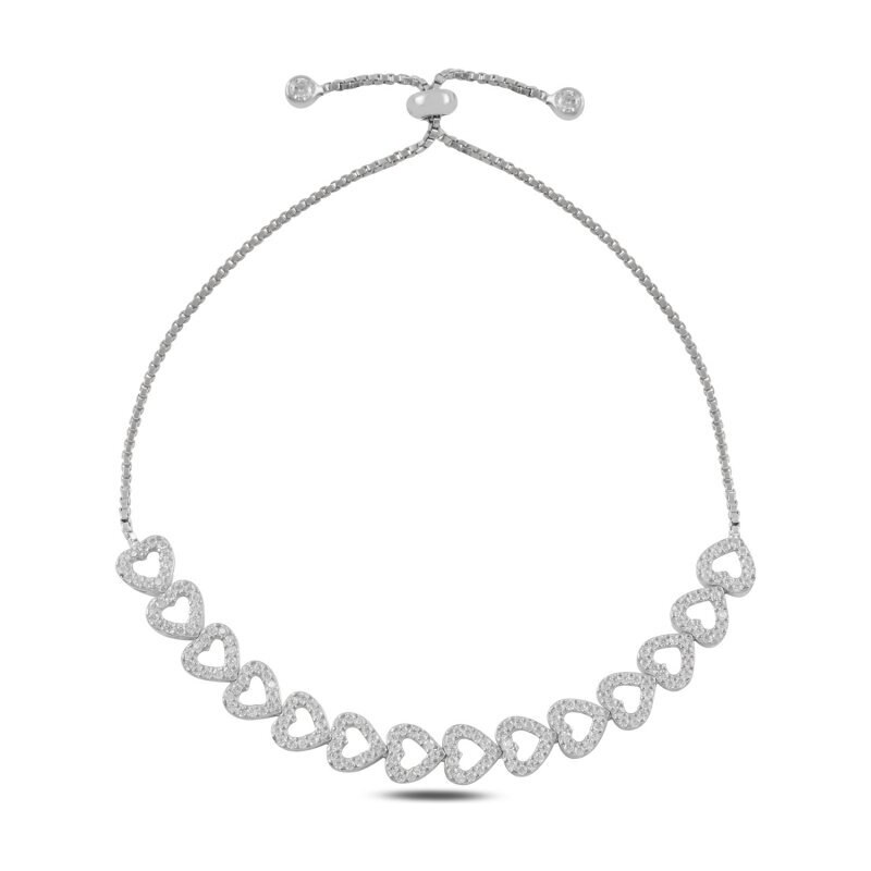 Olivie Strieborný náramok SRDCE 8442 49885786