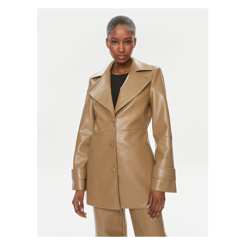 Bunda z imitácie kože ROTATE 49909584