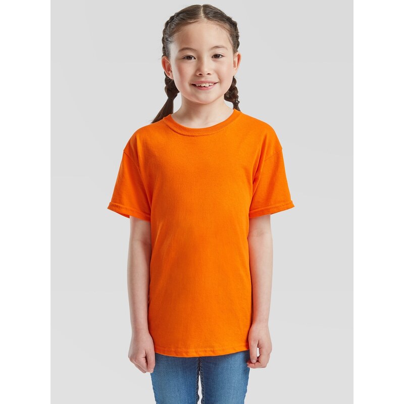 E-shop Orange Childrens T-shirt Original Fruit of the Loom