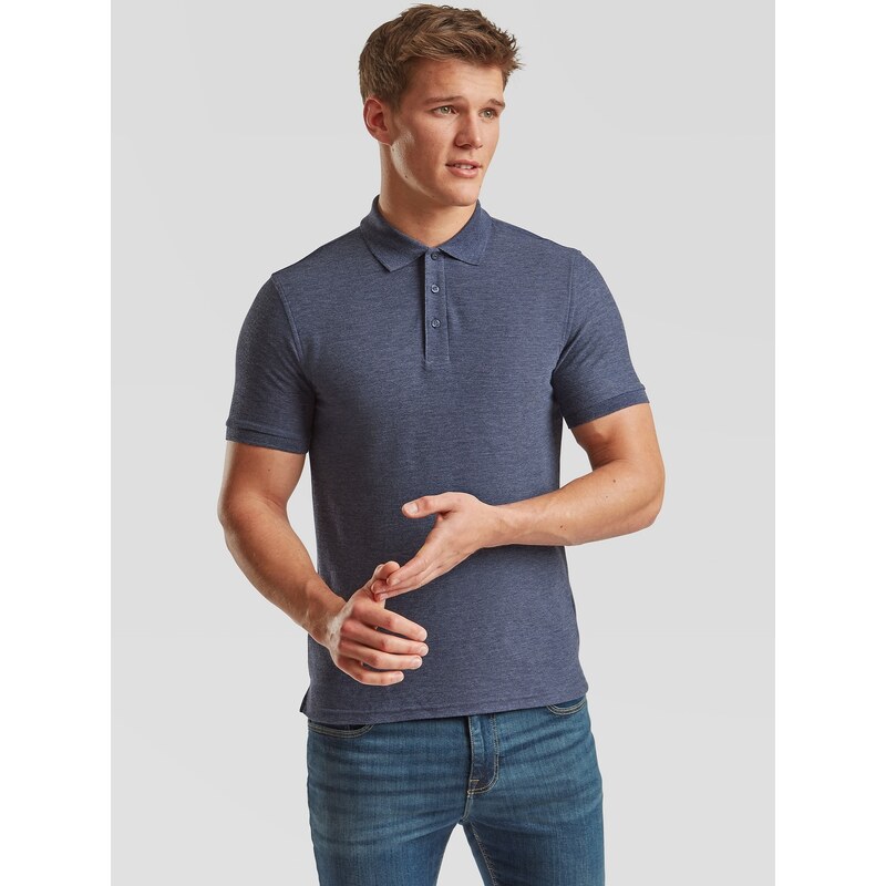 Fruit of the Loom Granatowa koszulka męska Iconic Polo Friut of the 50508701