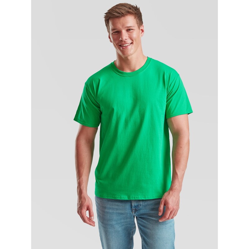 Fruit of the Loom Zielona koszulka męska Valueweight Ovocie krosien 50509185