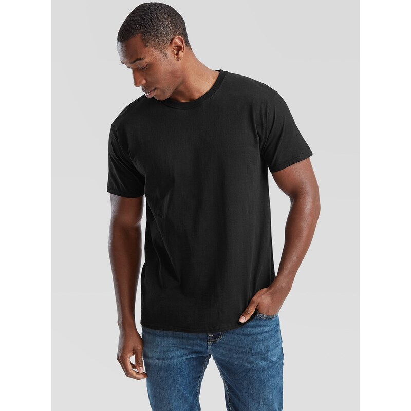Čierne pánske tričko Valueweight Fruit of the Loom 50576694