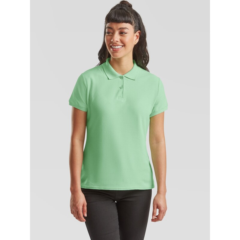 Mint Womens Polo Fruit of the Loom 50576488