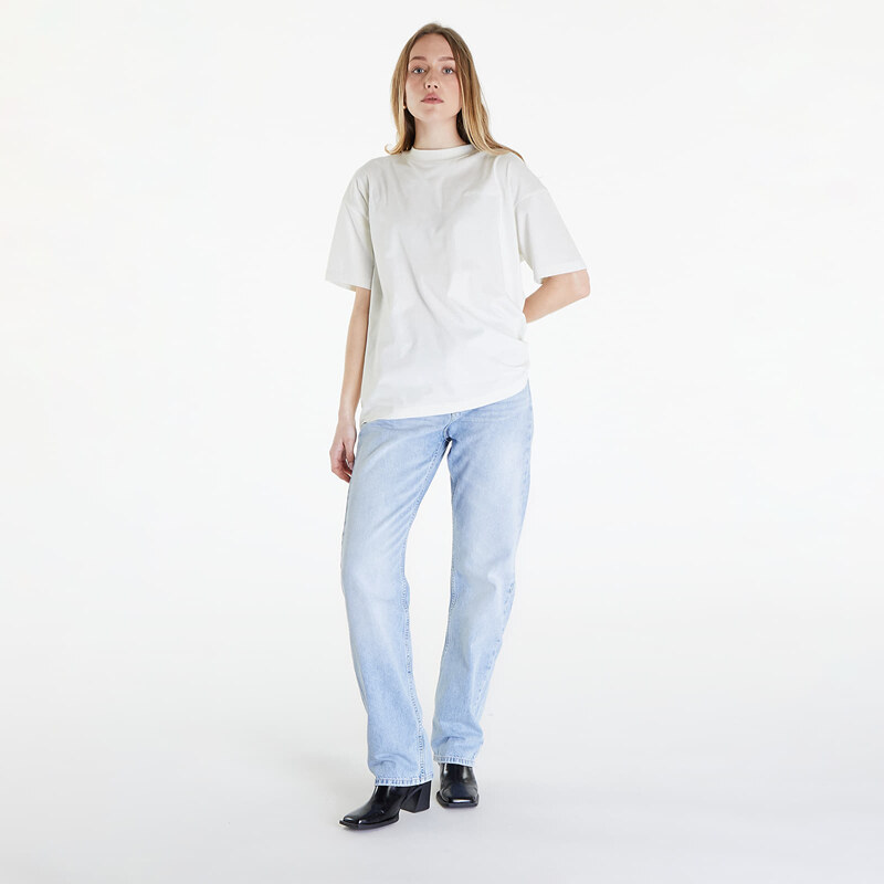 Dámské tričko Calvin Klein Jeans Embroidered Slogan T-Shirt Icicle