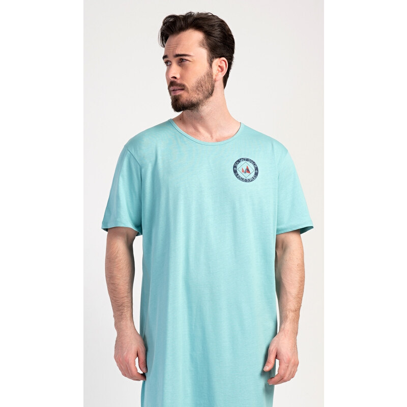 Vienetta MAN Pánska nočná košeľa s krátkym rukávom Sea 54965483