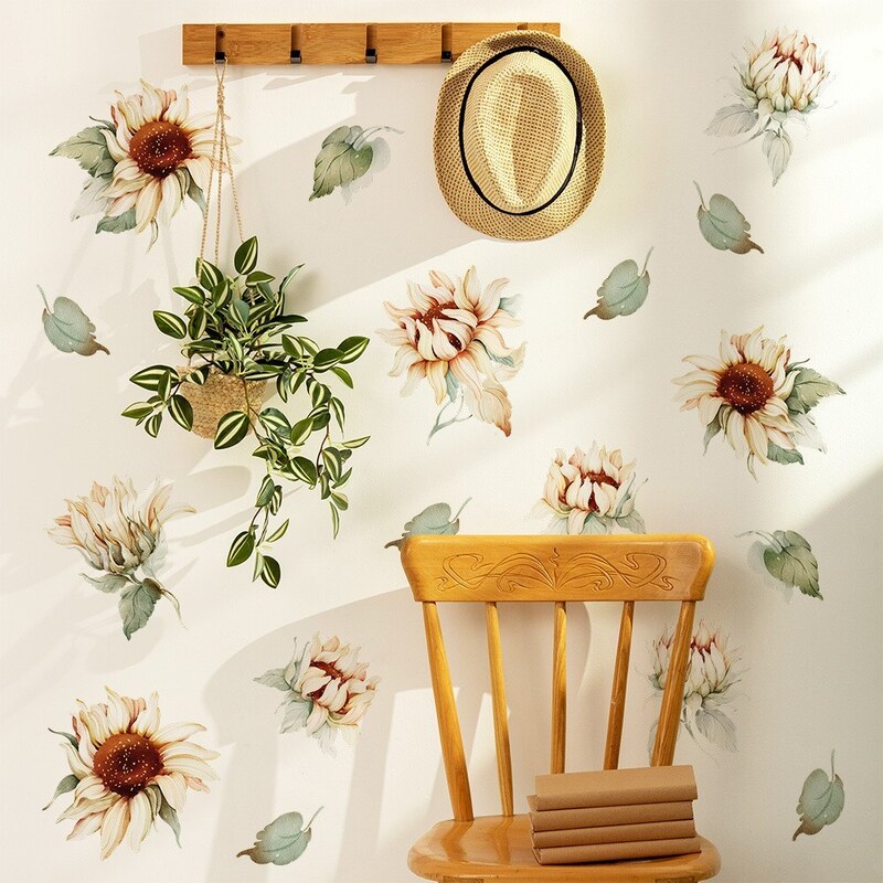 Gario Nálepka na stenu Sunflower - krásne slnečnice