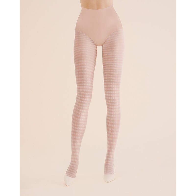 BASIC Vzorované silonky Gabriella 1189 Revel 30 deň 49903814