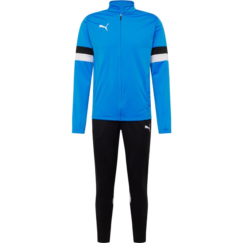 PUMA Tréningový komplet Team Rise modrá / čierna / biela 49909497